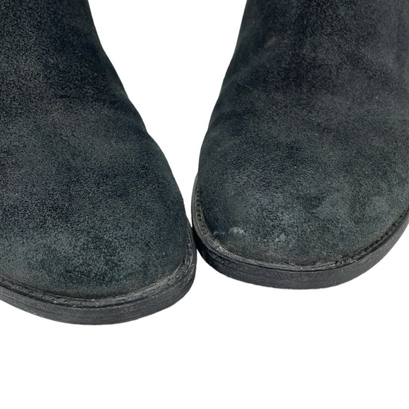 Sofft Boots Women's 10 Black Leather Ankle Booties Zip Round Toe - Picture 13 of 16